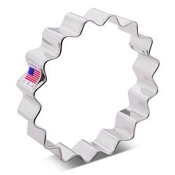 Fluted Circle Cookie Cutter 4"